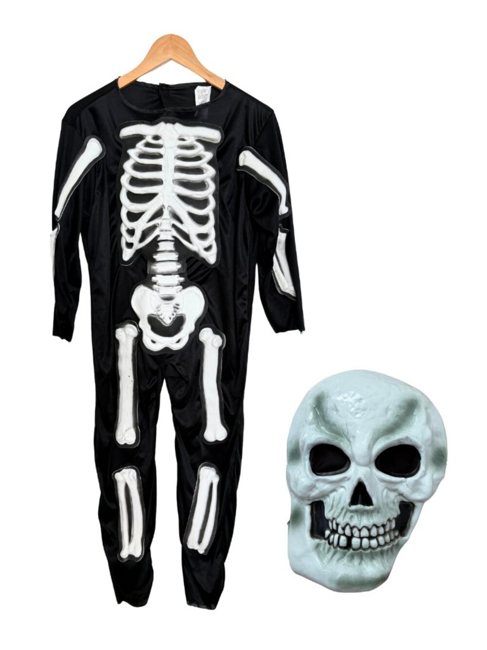 Fun World Halloween Costume Skeleton Kids Husky 10-12 Skull Easter Unlimited
